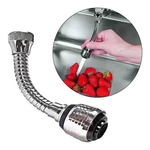 Grifo Metalico Flexible Extension 360