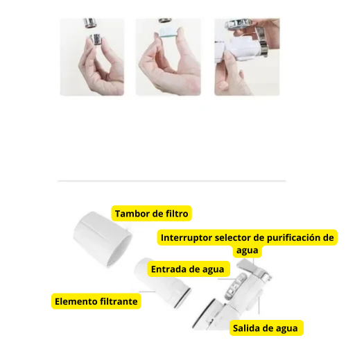 Filtro Purificador de Agua